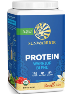 Sunwarrior Protein Warrior Blend 750 g csoki 2