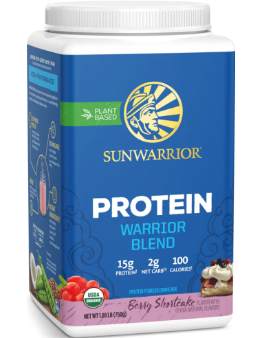 Sunwarrior Protein Warrior Blend 750 g Berry Shortcake