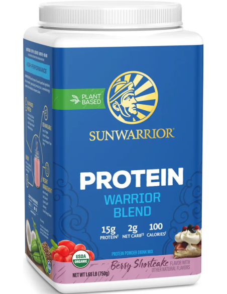 Sunwarrior Protein Warrior Blend 750 g Berry Shortcake