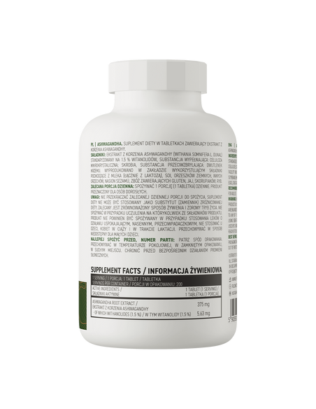 Ashwagandha 200 tabletta