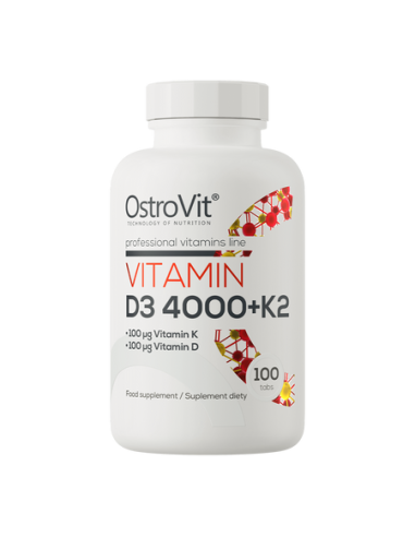OstroVit Vitamin D3 4000 + K2 100 tabletta