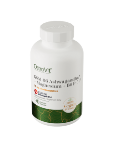 OstroVit KSM-66 Ashwagandha + Magnesium + B6 P-5-P 90 kapszula 2
