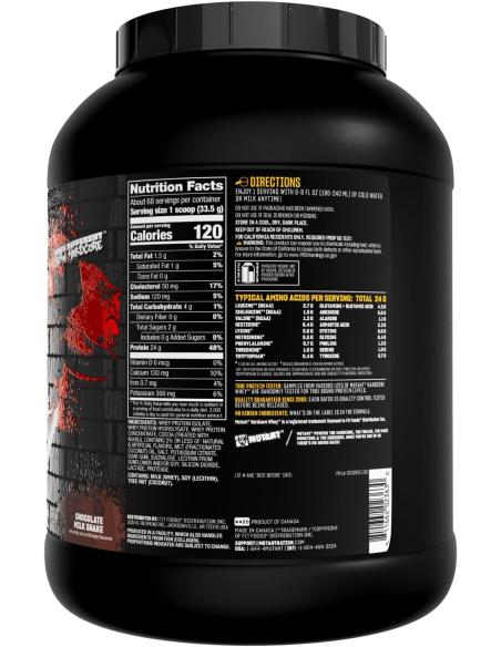 Mutant Hardcore Whey 2270 g