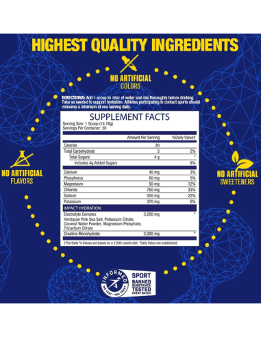 MHP Impact Hydration 400 g