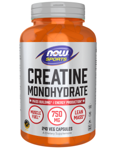 NOW Creatine Monohydrate 750 mg 240 kapszula