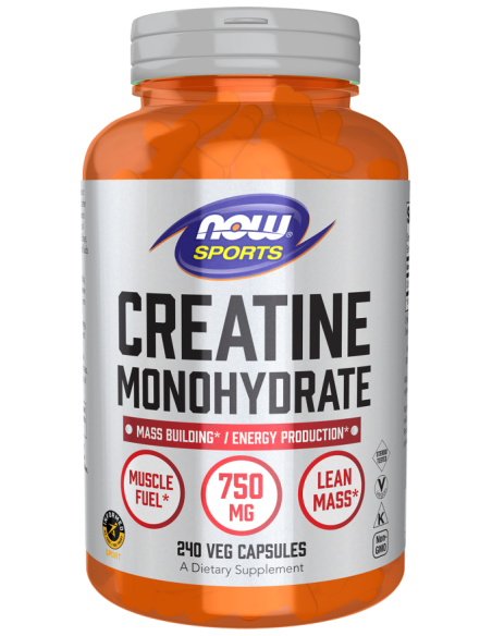 NOW Creatine Monohydrate 750 mg 240 kapszula