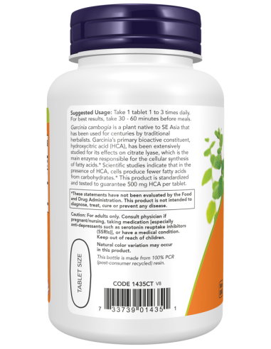 NOW Garcinia Extract 1000 mg