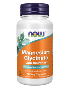 NOW Magnesium Glycinate with BioPerine 60