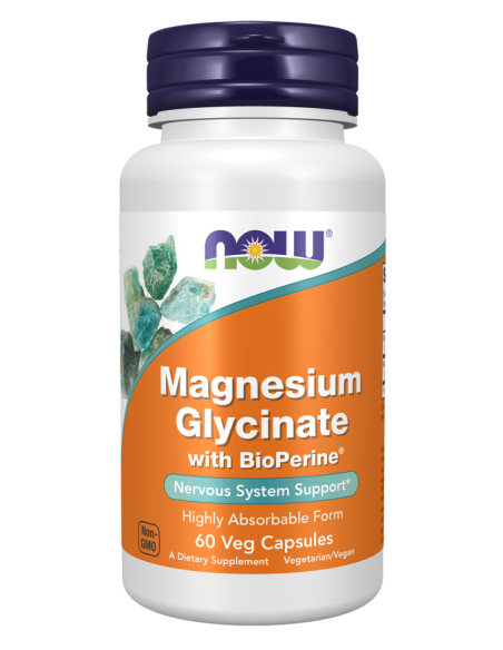 NOW Magnesium Glycinate with BioPerine 60