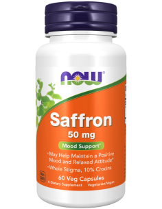 NOW Saffron 50 mg 60 kapszula