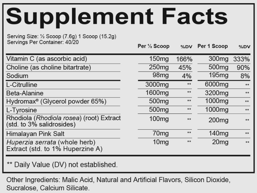 Redcon1 RC1 Total War Pump