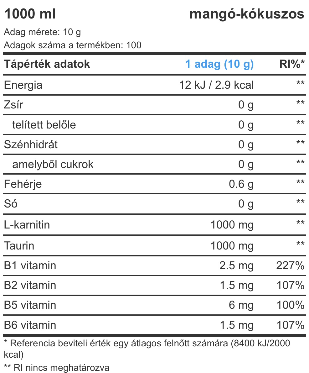 Amix Liquid Carnitine 100.000 mg 1000 ml