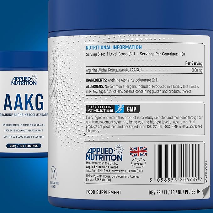 Applied Nutrition Arginine Alpha Ketoglutarate 300 g unflavored