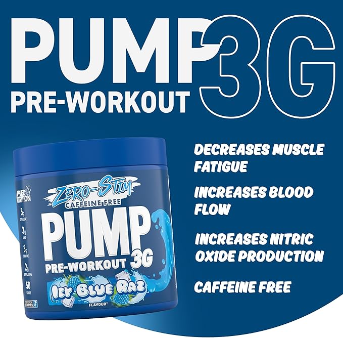 Applied Nutrition Zero Stim Pump ZERO 3G Pre-Workout