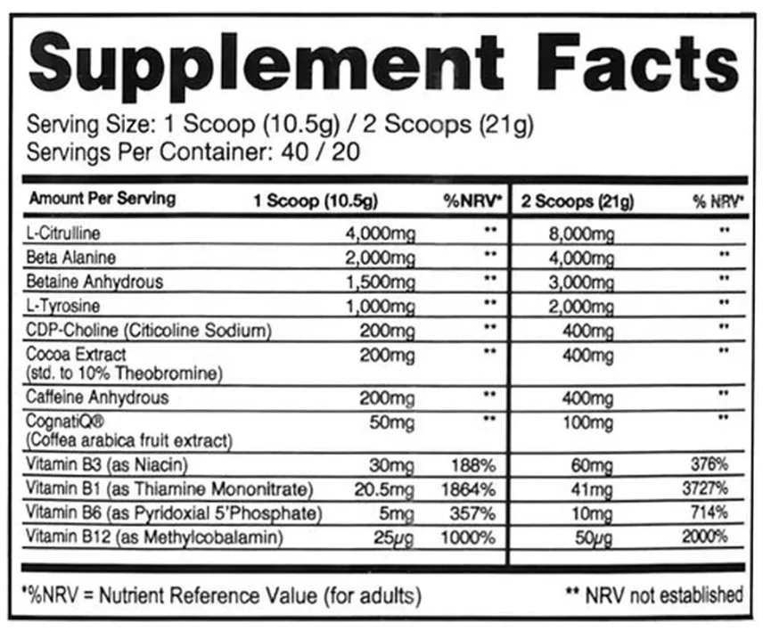 Gaspari Nutrition SuperPump Aggression