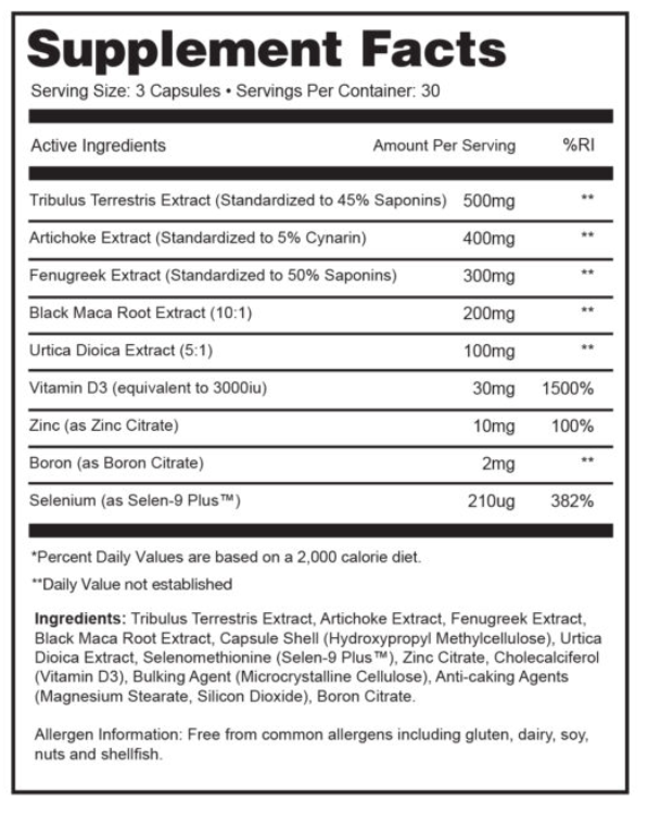 Gaspari Nutrition Viradex XT Test Support