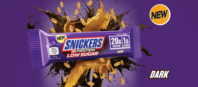 Snickers HIProtein Bar Low Sugar dark choco