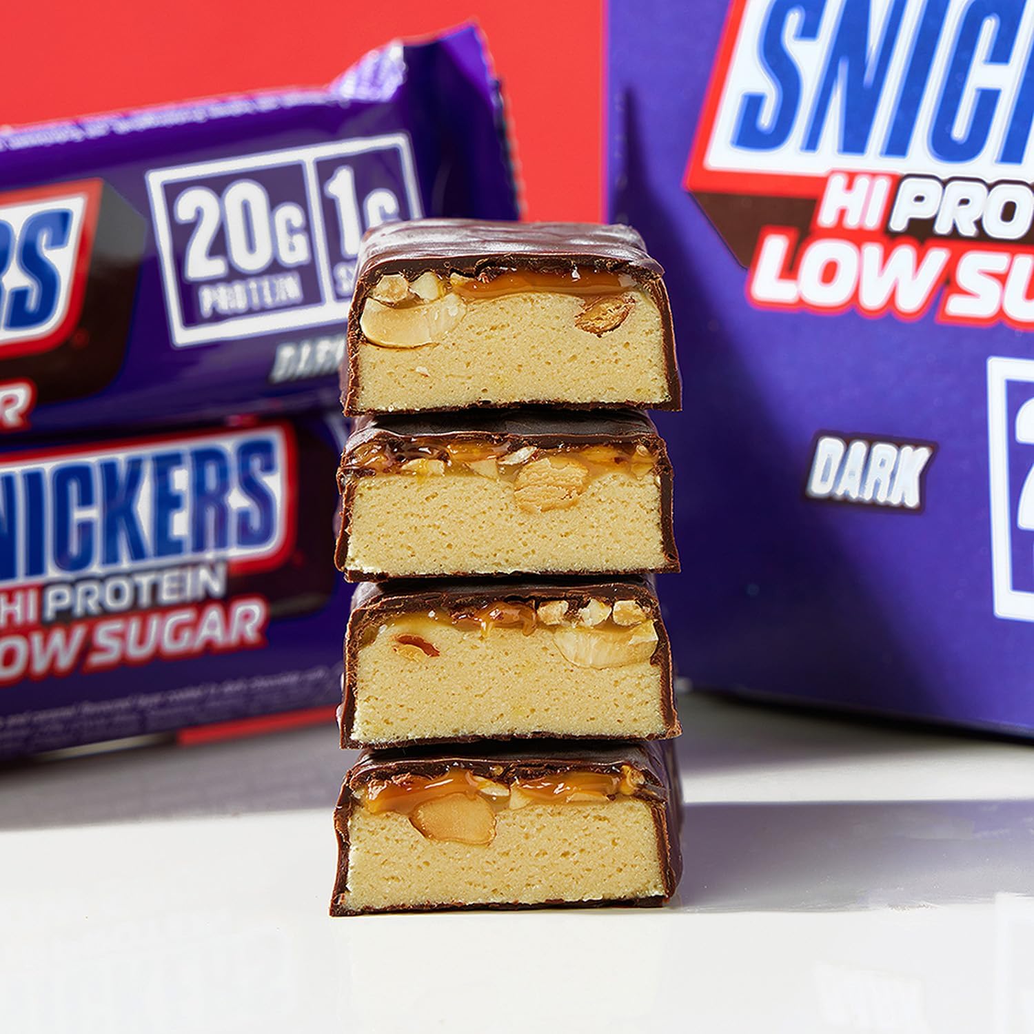 Snickers HIProtein Bar Low Sugar dark choco