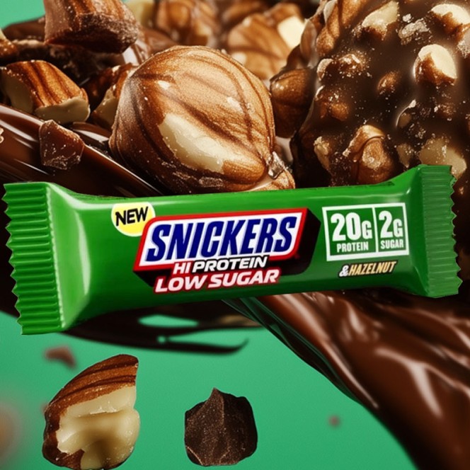 Snickers HIProtein Bar Low Sugar hazelnut