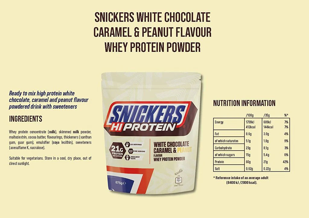 Snickers Protein Powder 455 g
