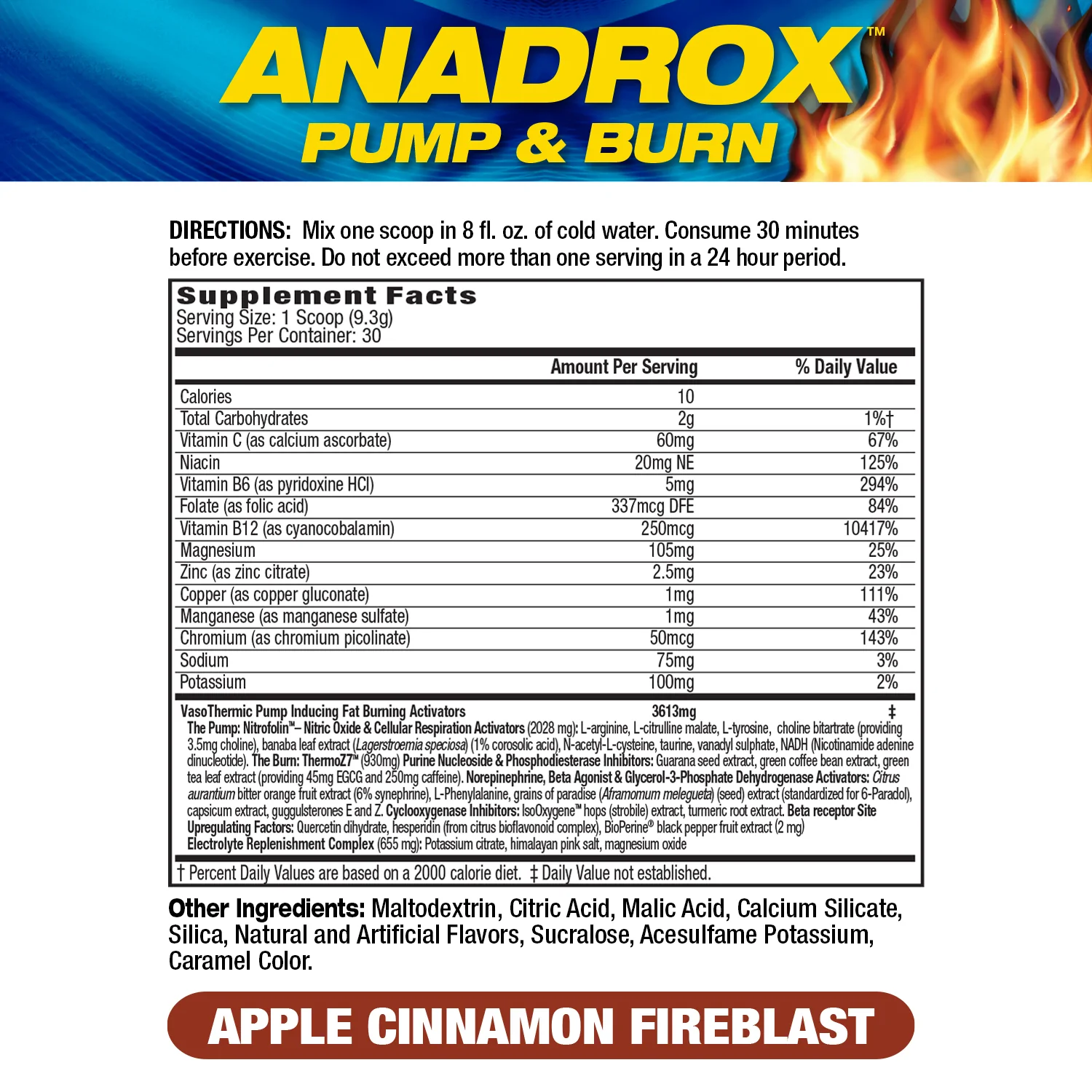 MHP Anadrox Pre-Workout