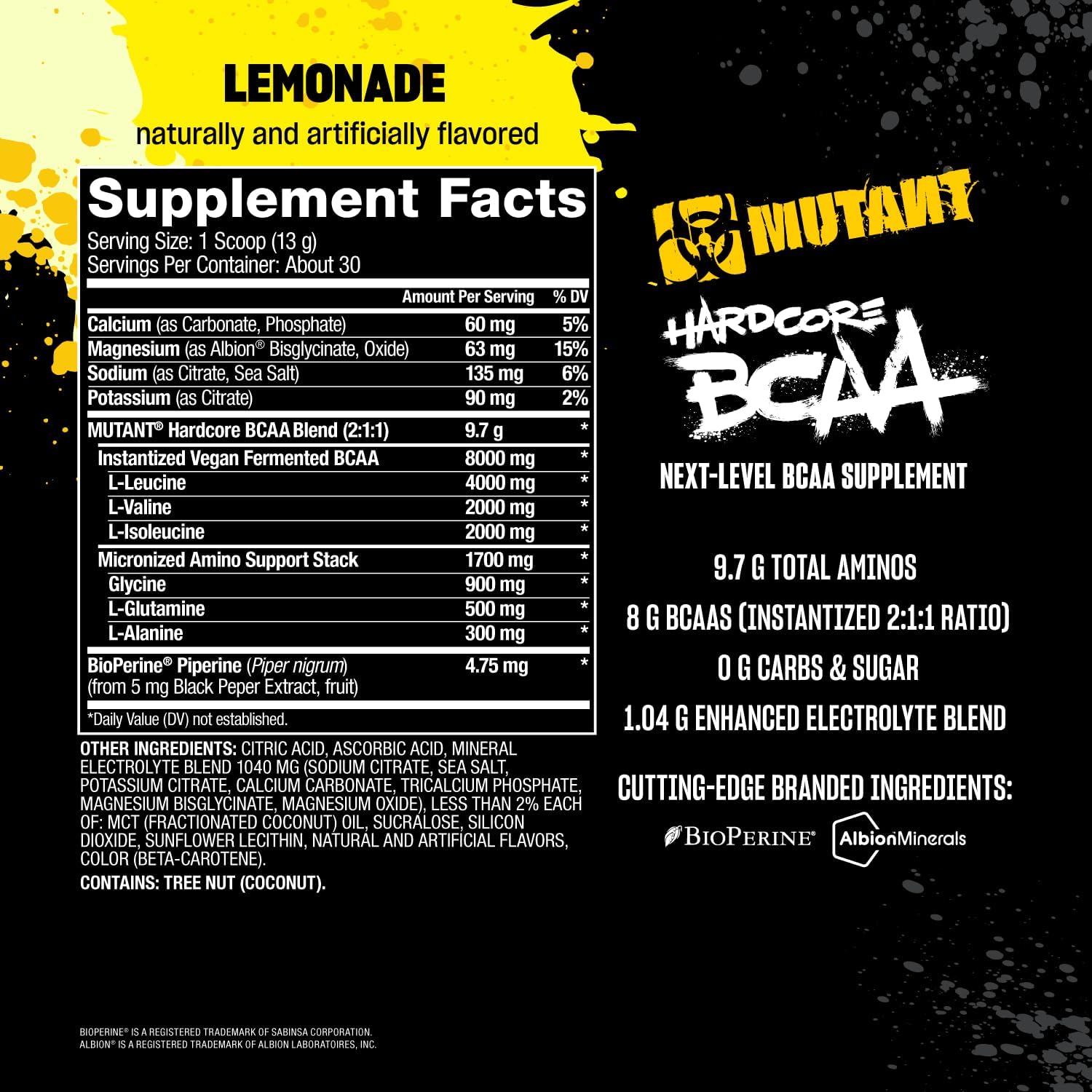 Mutant Hardcore BCAA