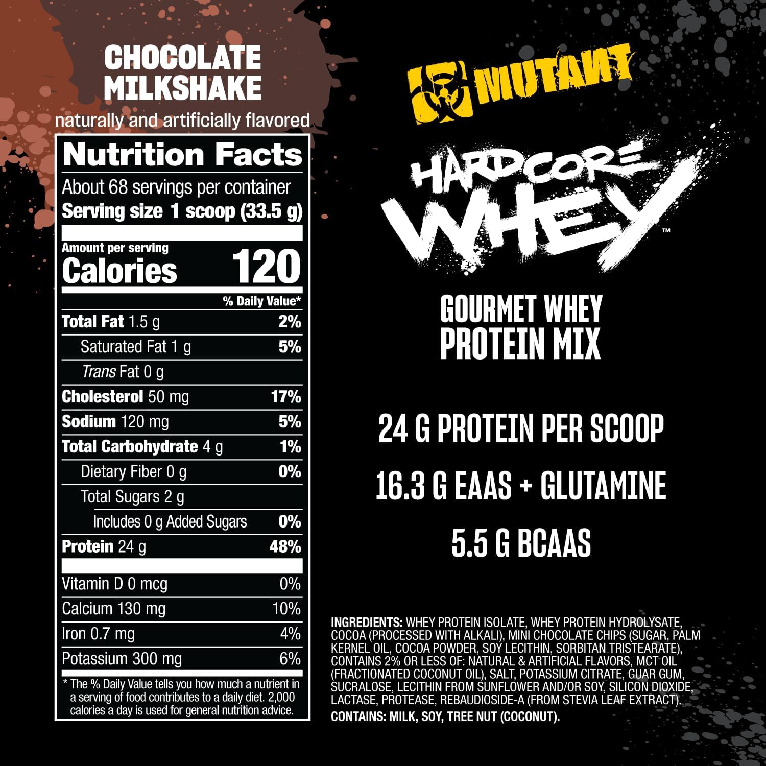 Mutant Hardcore Whey 2270 g