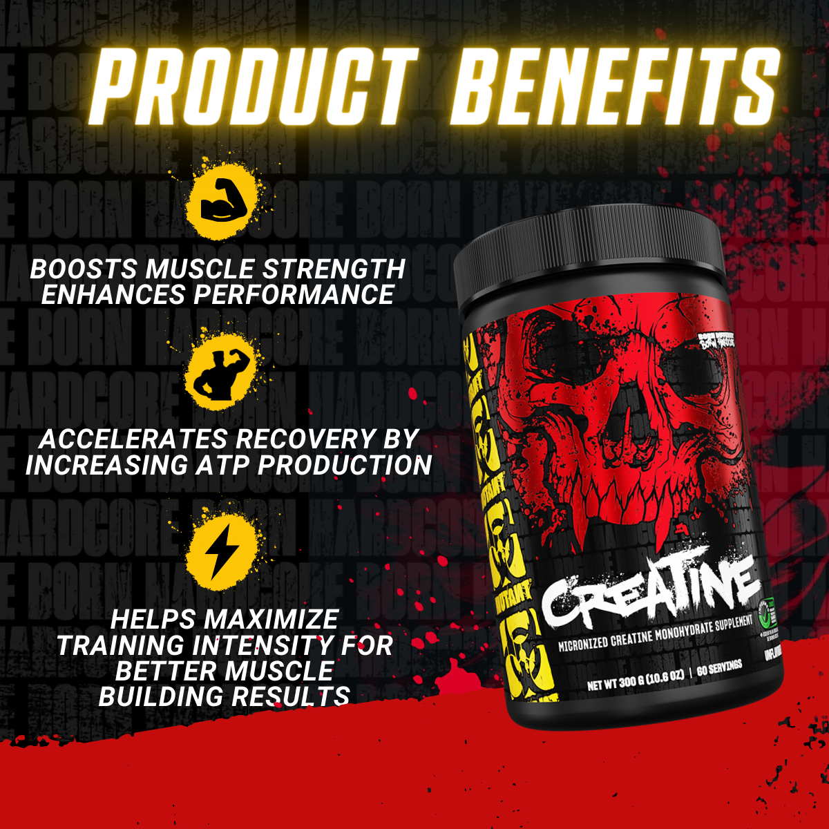Mutant Pure Creatine Monohydrate 300 g