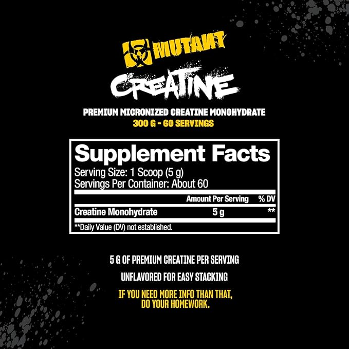 Mutant Pure Creatine Monohydrate 300 g
