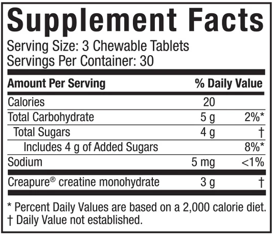 MuscleTech Creatine Chews
