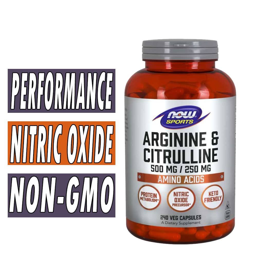NOW Arginine and Citrulline