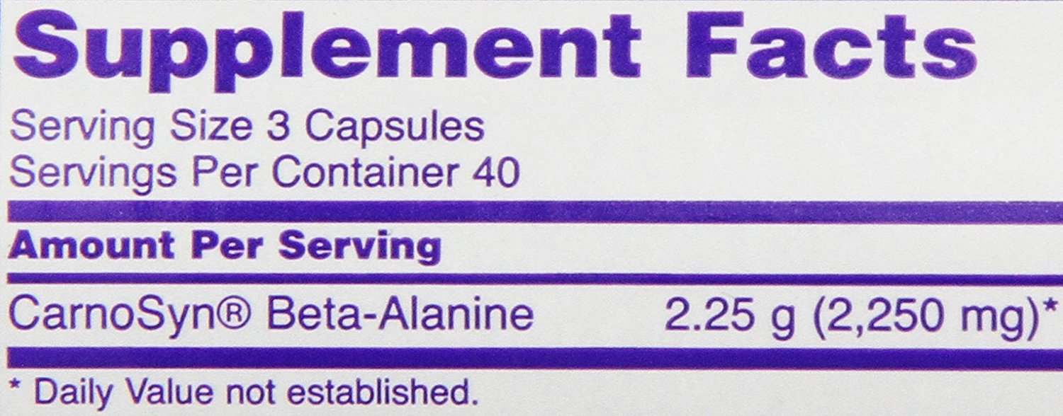 NOW Beta-Alanine 750 mg