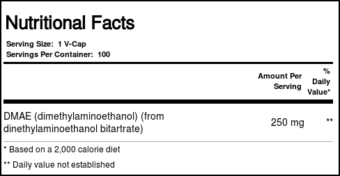 NOW DMAE 250 mg