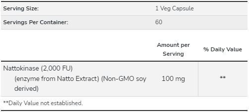 NOW Nattokinase 100 mg