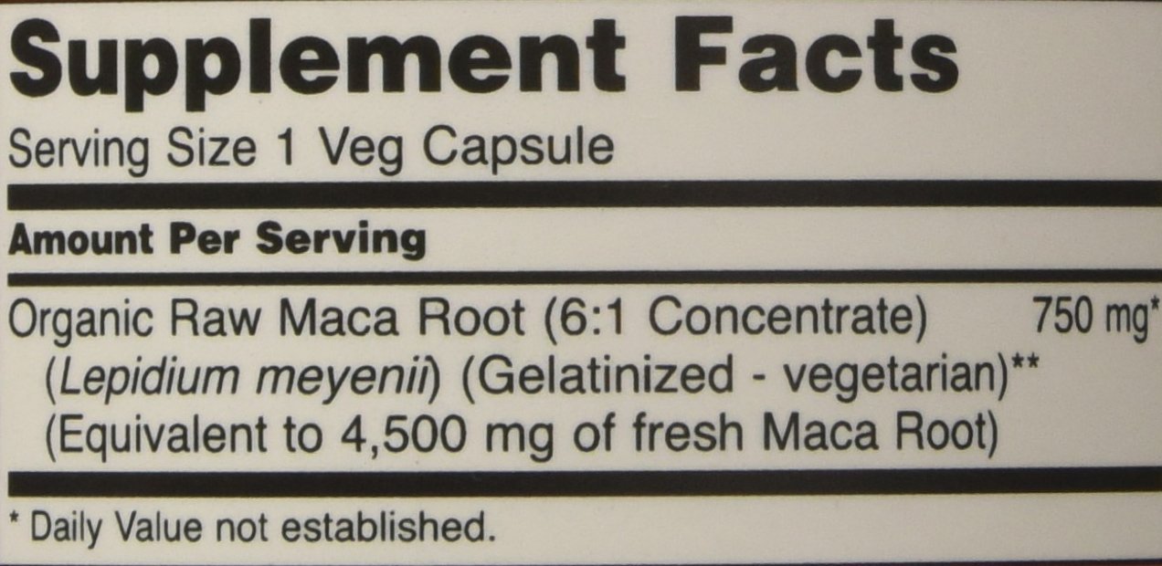 NOW Raw Maca 750 mg