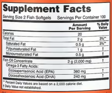 Now Omega-3 200 hal gélkapszula