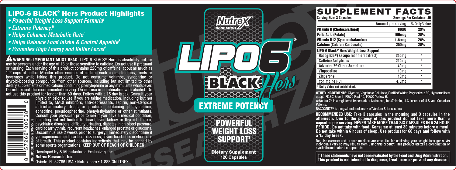 Nutrex Lipo 6 Black Hers Ultra Concentrate