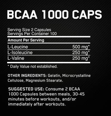 Optimum Nutrition BCAA 400 kapszula