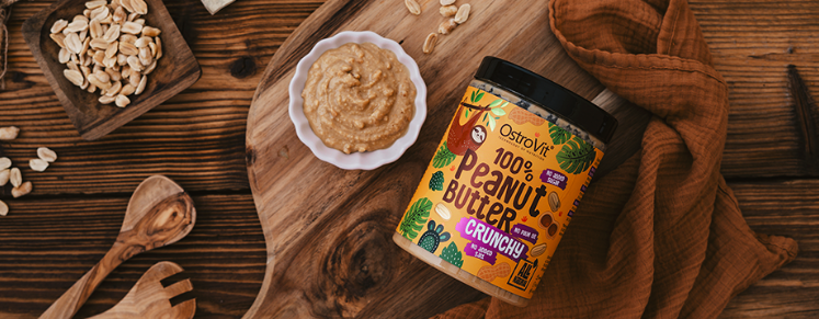 OstroVit 100% Peanut Butter Crunchy 1000 g