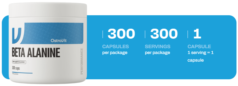 OstroVit Beta-Alanine 2400 300 kapszula