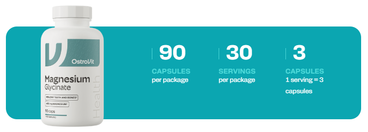 OstroVit Magnesium Glycinate 90 kapszula banner