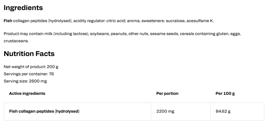 OstroVit Marine Collagen 200 g