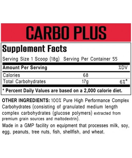 Universal Nutrition Carbo Plus