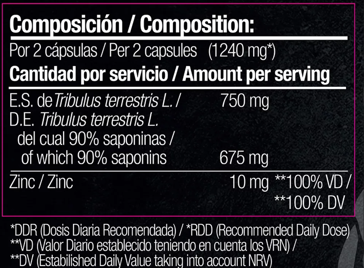 Zoomad Labs Tribulus Terrestris + Zinc